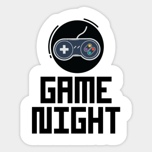 Game Night Gamer's Sticker